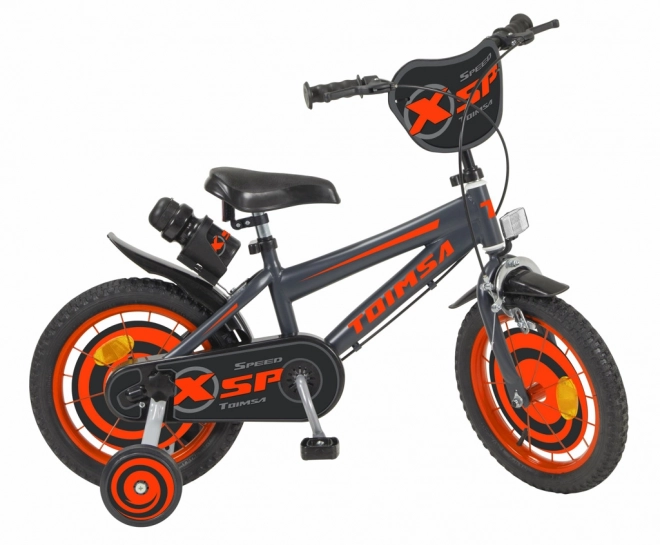 Dětské kolo Toimsa černo/oranžové 14"