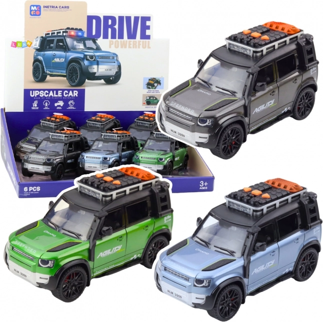 Terénní Auto s Pohonem Otevírací Dveře Světla Zvuky Mix