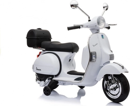 Skútr na baterie Vespa bílý