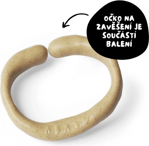 Ababu Závěsná hračka Medvídek s autorským potiskem