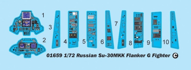 Ruský stíhací letoun Su-30MKK Flanker G