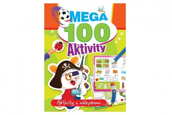 Mega 100 aktivít s nálepkami Piráti