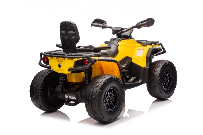 Dětská čtyřkolka Can Am Outlander ATV žlutá