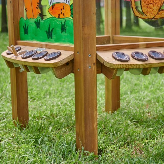 Masterkidz 4stranná průhledná akrylová tabule na malování s kelímky