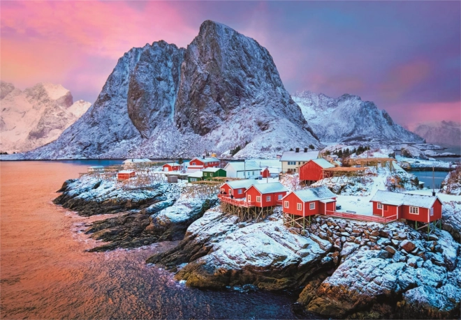 Puzzle 500 dílků Hamnøy Village