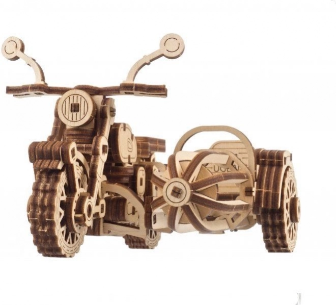 Ugears 3D dřevěné mechanické puzzle Harry Potter Hagridova létající motorka