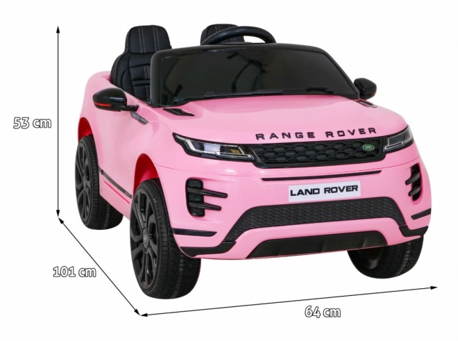 Elektrické autíčko Range Rover Evoque růžové