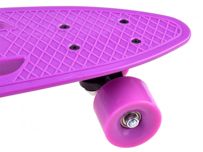 Dětská lehká děrovaná skateboardová fiska – Fialová