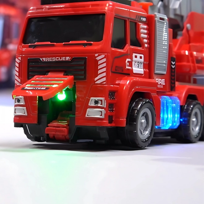 Interaktivní Hasičské Auto s Pohyblivým Žebříkem
