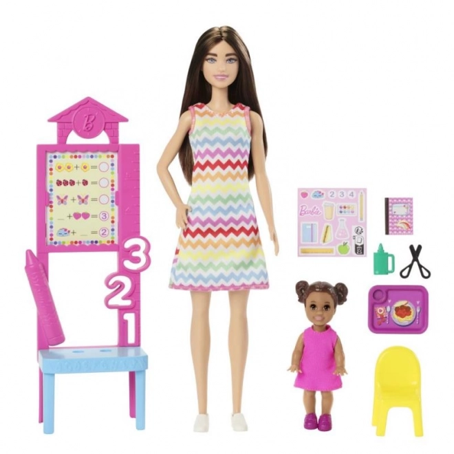 Barbie herní set učitelka