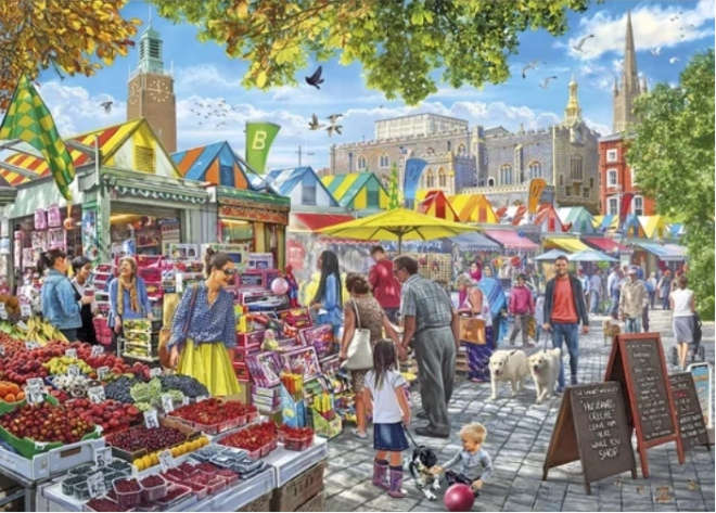 GIBSONS Puzzle Trhy, Norwich 1000 dílků