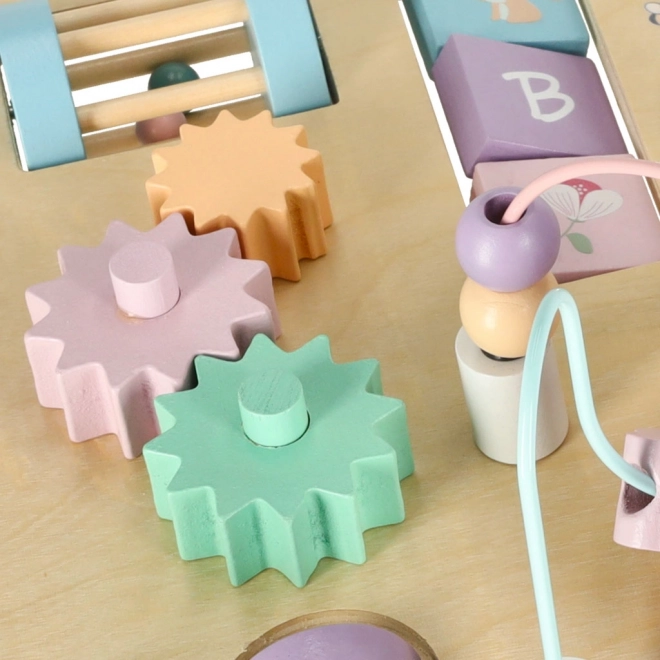 Interaktivní montessori stolek Lulilo růžový