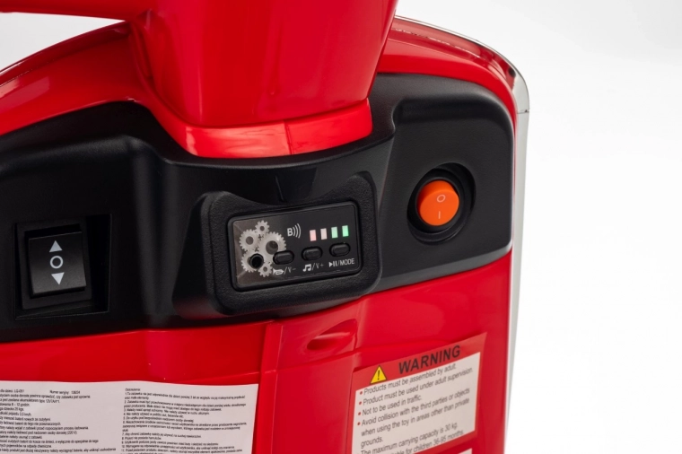 Plynulý start a jízda vpřed/vzad