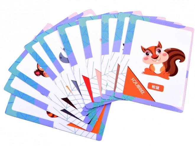 Magnetické puzzle zvířátka