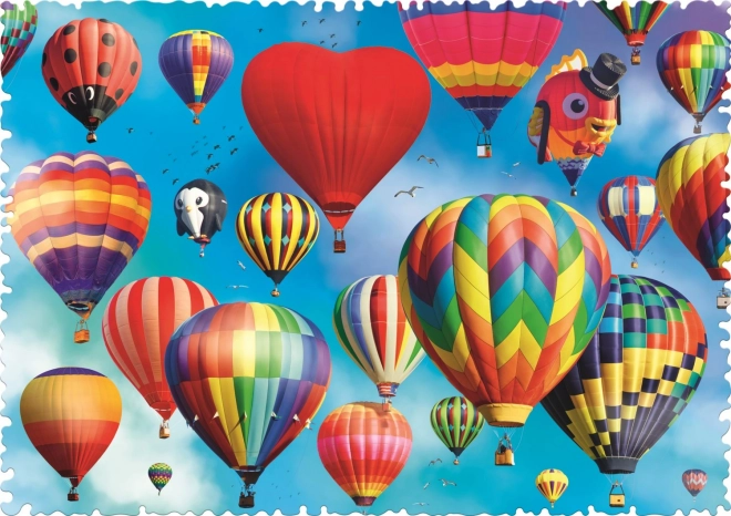 TREFL Crazy Shapes puzzle Barevné balony 600 dílků