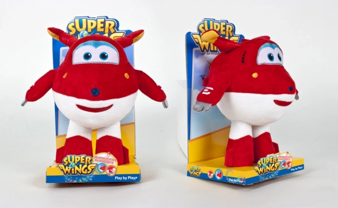 Plyšové letadlo Super Wings se světlem a zvukem 26 cm