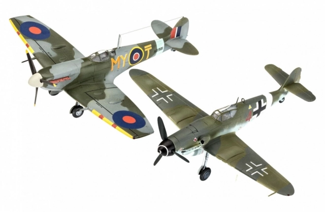 BF109G-10 & Spitfire MK.V Překližková stavebnice