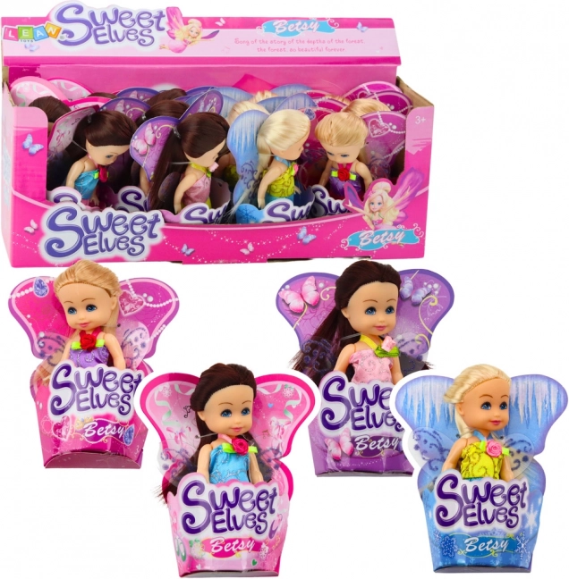 Mini Panenka Elf Betsy 11,5 cm Různé Vzory