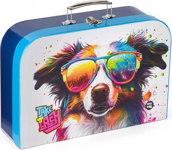 Dětský kufřík z lamina 34 cm – pes