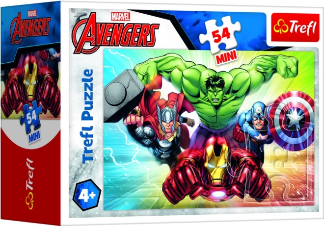Minipuzzle Avengers 54 dílků v krabičce