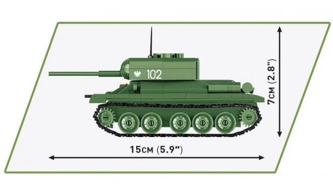 Stavebnice T-34-85 WWII