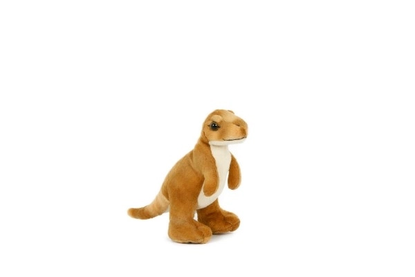 Plyšový dinosaurus hnědý 20 cm