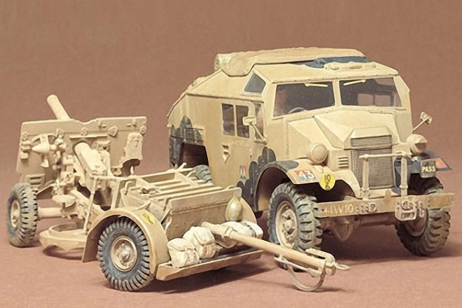 Britský 25 Pndr Gun/Quad