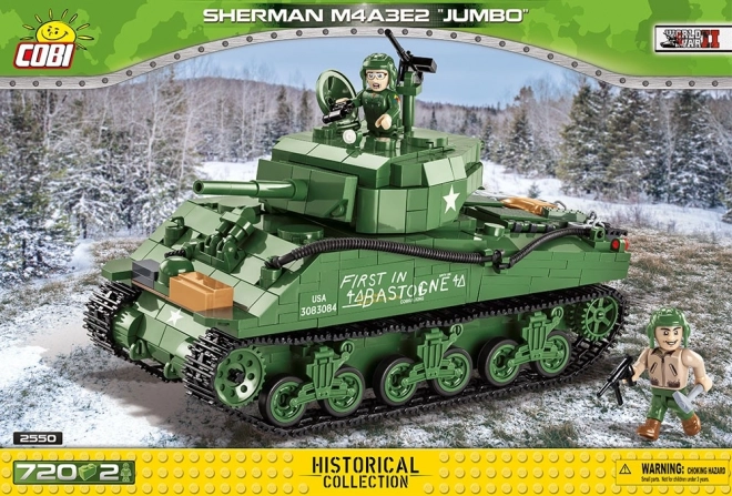 COBI 2550 II WW Sherman M4A3E2 Jumbo, 720 k, 2 f