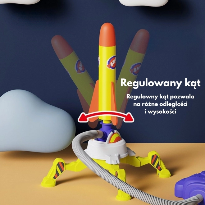 Woopie Duální Vystřelovač Pěnových Raketek, 6 ks