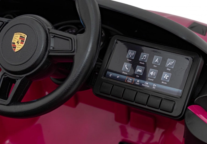 Dětský elektrický vůz Porsche 718 lakovaný – Růžový
