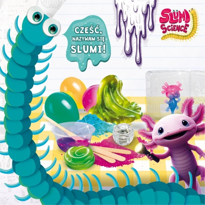 Slumi Science sada - svítící mačkací hračka