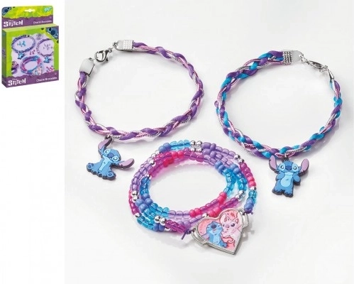 Kreativní sada na výrobu náramků s motivem Stitch
