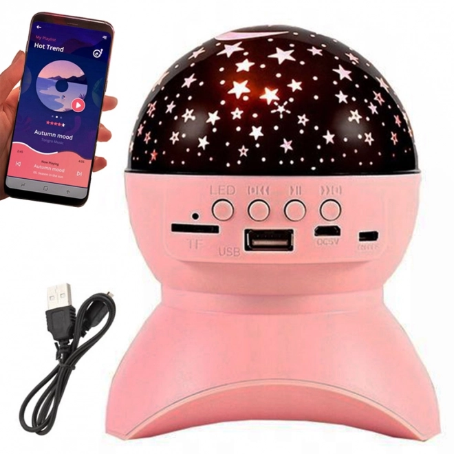Hvězdný projektor a bluetooth reproduktor