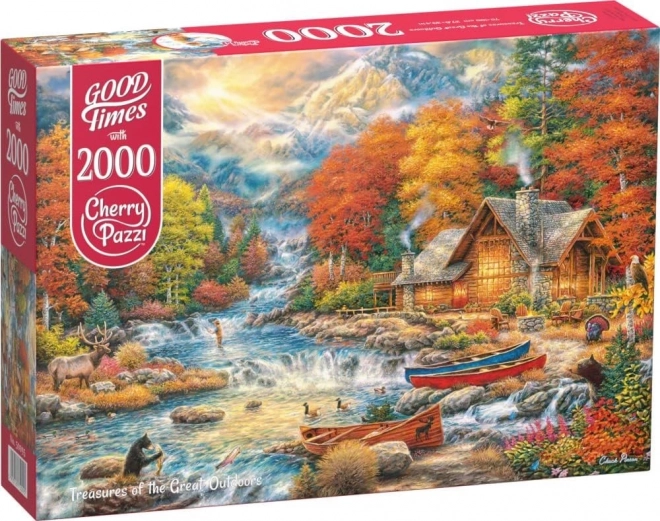 Puzzle Poklady ve volné přírodě 2000 dílků