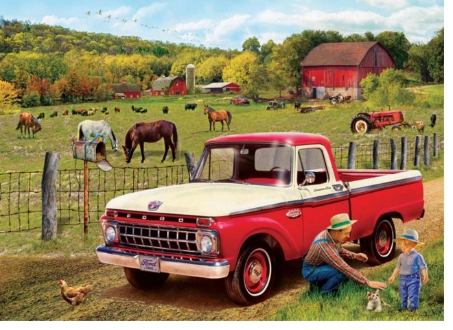 EUROGRAPHICS Puzzle Dědečkovo auto 1000 dílků