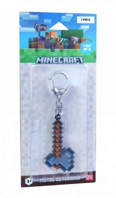 Minecraft kovový přívěšek