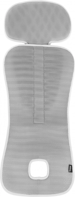 Prodyšná podložka do autosedačky Breeze skupiny 2/3, Ice Grey