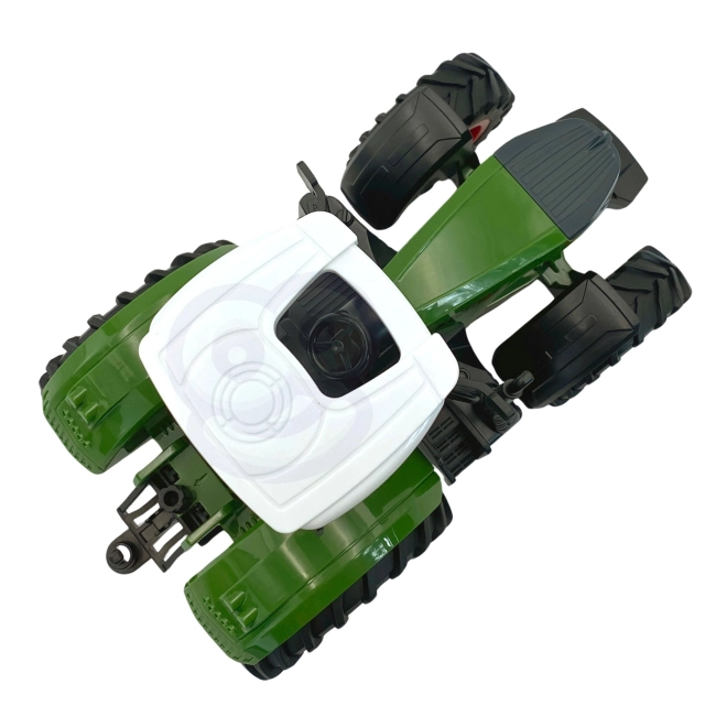 Woopie zelený traktor s gumovými koly