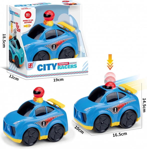 Auto závodní 16,5 cm