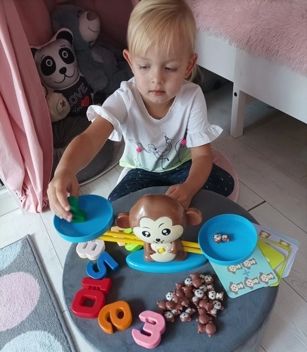 Páková váha se zvířátky – Opička