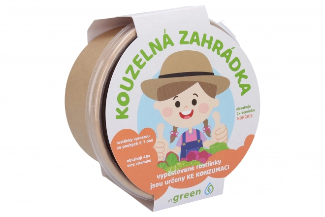 Kouzelná zahrádka - Microgreens set 2v1 - Hořčice