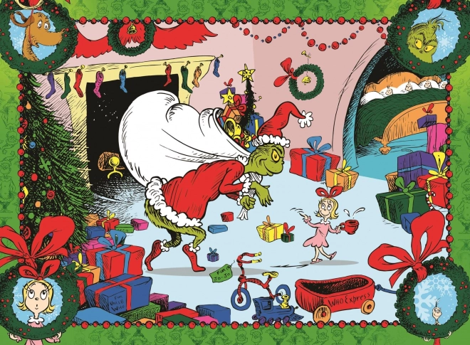 Puzzle Grinch 100 dílků