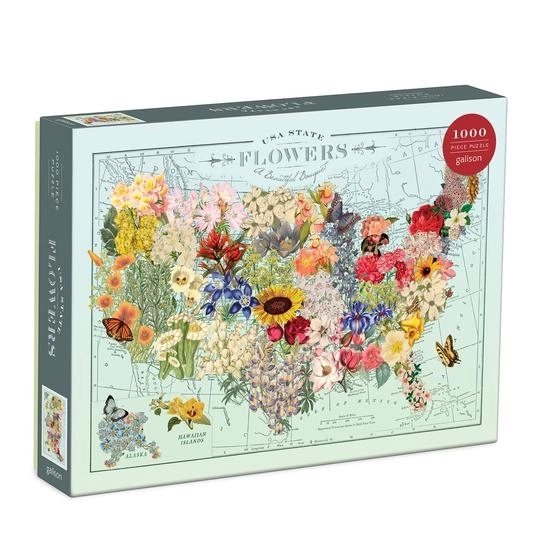 Puzzle květy USA 1000 dílků