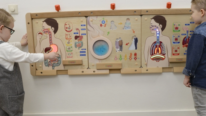 Edukativní tabule trávicí systém Montessori