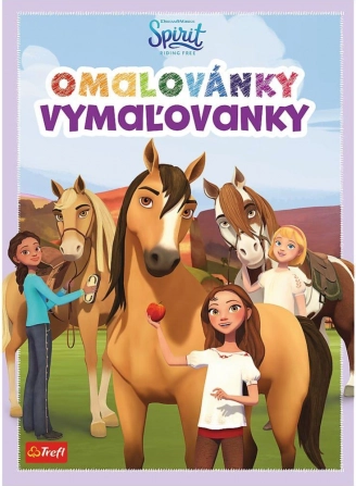 Omalovánky spirit – koně 20 × 27,3 cm, 24 stran