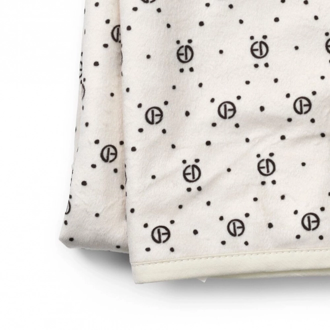 Elodie Details - Deka Pearl Velvet - Autumn Rose – Monogram || Bílá