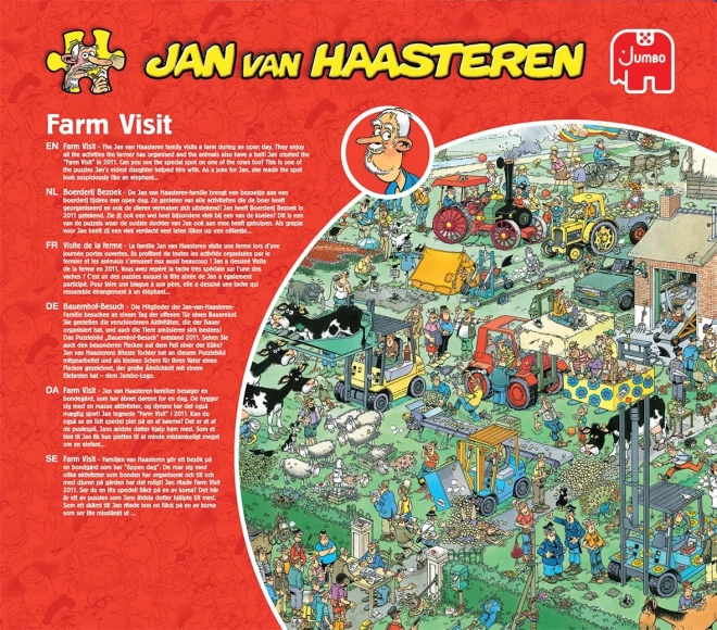 JUMBO Puzzle JvH 10 let Jan van Haasteren XXXL (jubilejní limitovaná edice) 30200 dílků