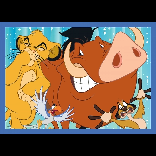 TREFL Puzzle Disney 100 let: Disneyho veselý svět 4v1 (35,48,54,70 dílků)