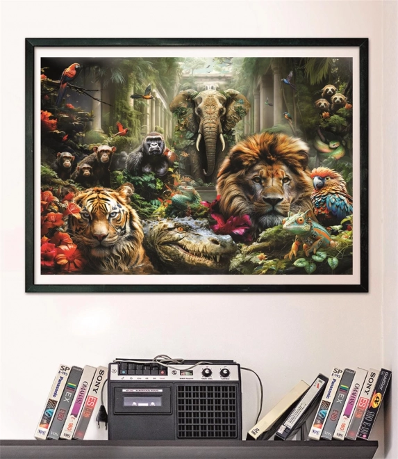 Puzzle 1000 dílků tajuplná džungle