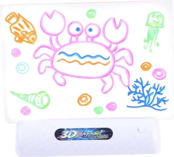 Neonové kreslení s 3D efektem